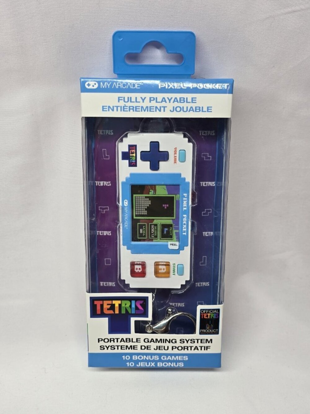 My Arcade - DGUNL-7083 Pixel Pocket Tetris Mini Portable Gaming System New
